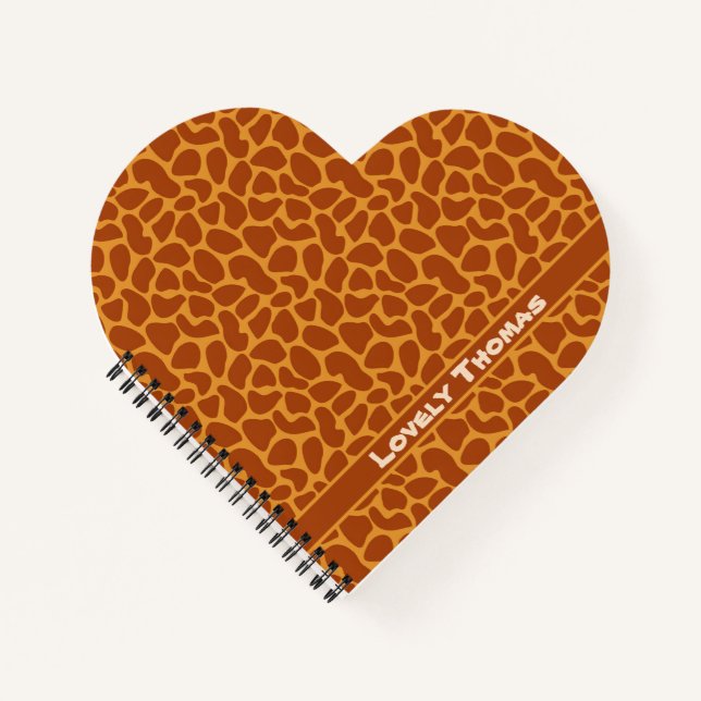 Giraffe Animal Skin Notebook (Front)