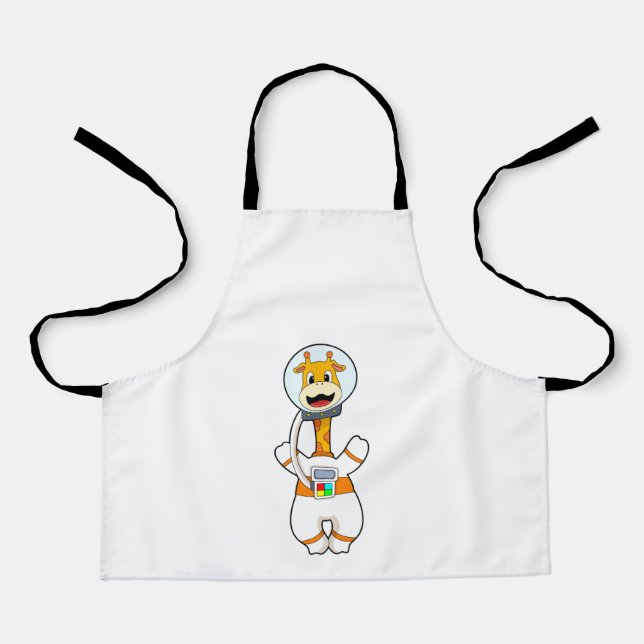 Giraffe as Astronaut in Costume Apron (Front)