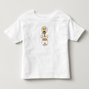 Giraffe as Astronaut in Costume Toddler T-Shirt