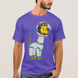 Giraffe as Astronaut in Glass sphere T-Shirt