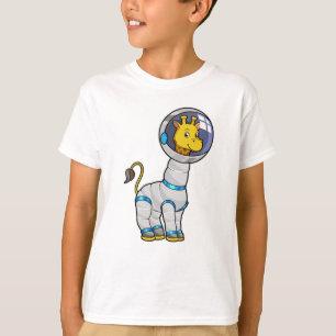 Giraffe as Astronaut in Glass sphere T-Shirt