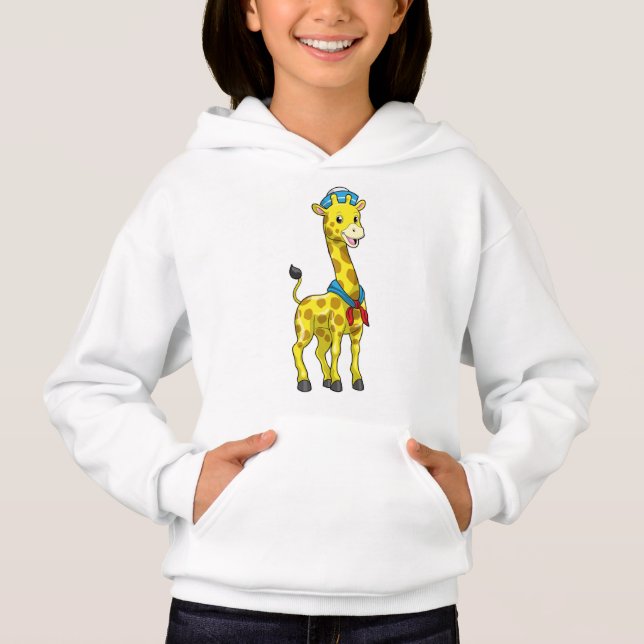 Giraffe as Sailor with Sailor hat (Front)
