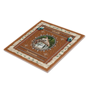 Giraffe Ascension Energy Ceramic Tile