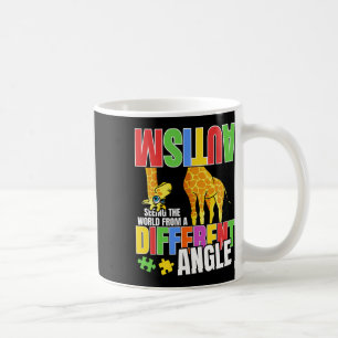 Giraffe Autism Funny Seeing The World From Differe Coffee Mug