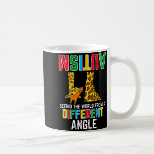 Giraffe Autism Seeing World Different Angle Awaren Coffee Mug