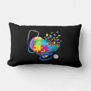 Giraffe Autism Seeing World Different Angle Awaren Lumbar Cushion