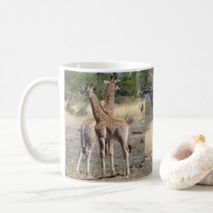 Giraffe Babies coffee mug