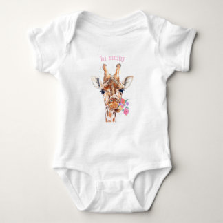 giraffe baby bodysuit
