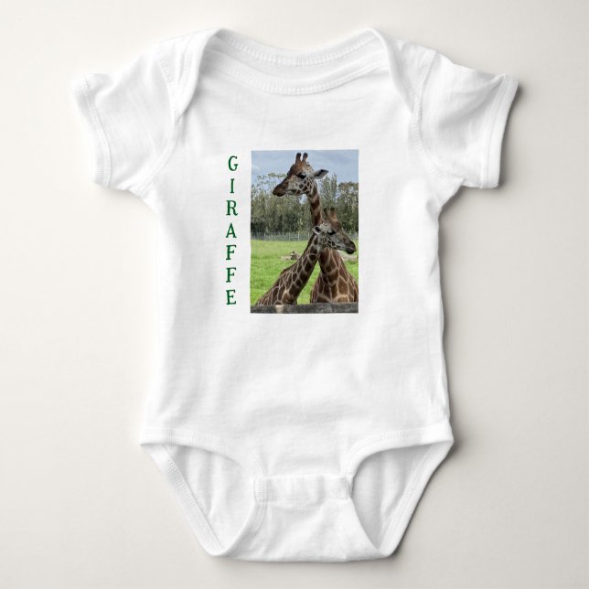 Giraffe Baby Bodysuit (Front)