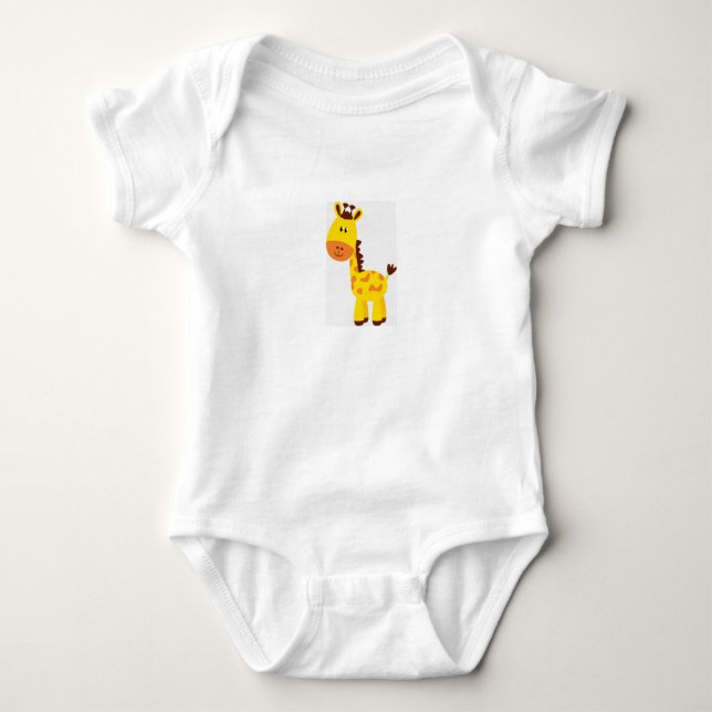 Giraffe baby bodysuit sleeper (Front)