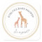 Giraffe Baby Shower Stickers