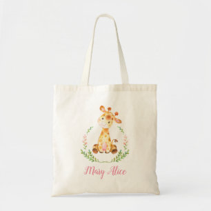 Giraffe Baby Shower Tote Bags (Personalised)