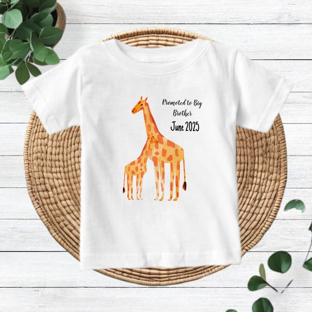 Giraffe Baby T-Shirts Big Brother Promoted  (Creator Uploaded)
