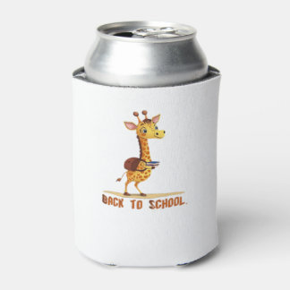 Giraffe Back To School Classic T-Shirt Can Cooler