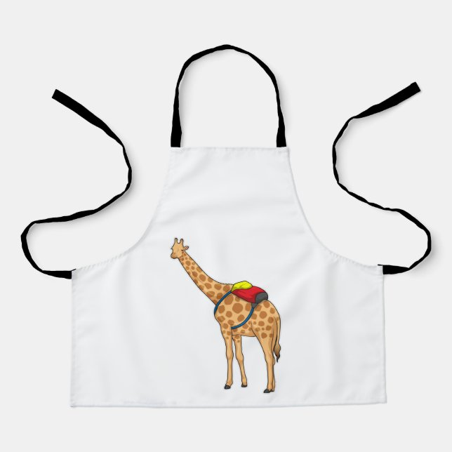 Giraffe Backpack Apron (Front)