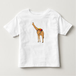 Giraffe Backpack Toddler T-Shirt