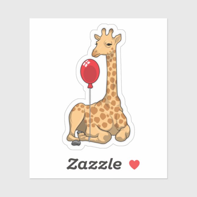 Giraffe Balloon (Sheet)