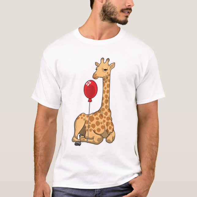 Giraffe Balloon T-Shirt (Front)