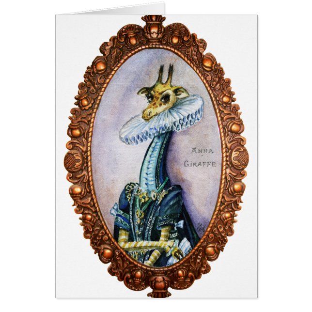 Giraffe Baroque portrait (Front)