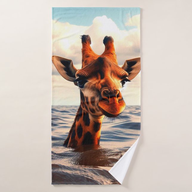 Giraffe Bath Towel (Bath Towel)