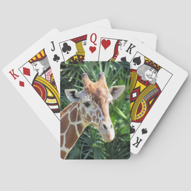 Giraffe - Bicycle Playing Cards (Back)