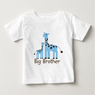 Giraffe Big Brother Baby T-Shirt