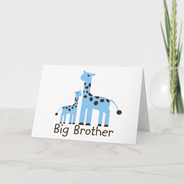 Giraffe Big Brother Card (Front)