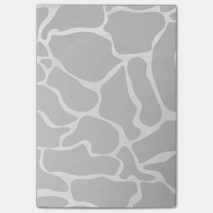 Giraffe Black and Light Grey Print Post-it Notes