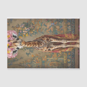 Giraffe Blossoms Tissue Paper