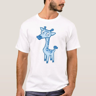 Giraffe - Blue T-Shirt