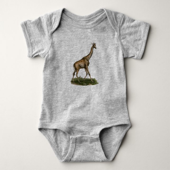Giraffe Bodysuit for Fledgling Giraffe Lovers (Front)