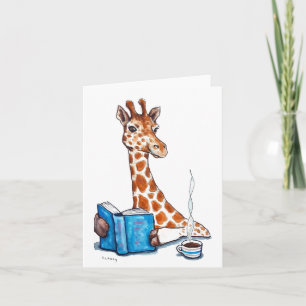Giraffe book and beverage card
