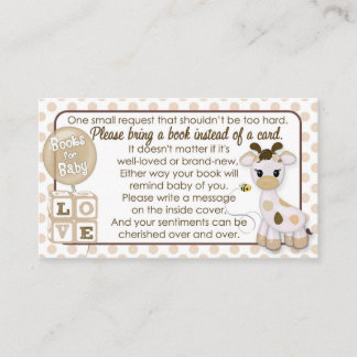 Giraffe Book Requests #2 Instead of a Card 100pk