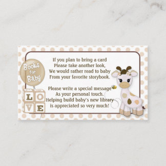 Giraffe Book Requests Instead of a Card 100pk