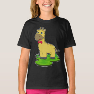 Giraffe Bow tie T-Shirt