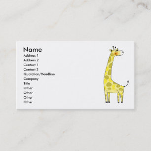 Giraffe Business Card