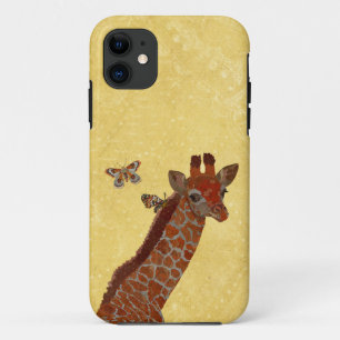GIRAFFE & BUTTERFLIES iPhone 11 CASE