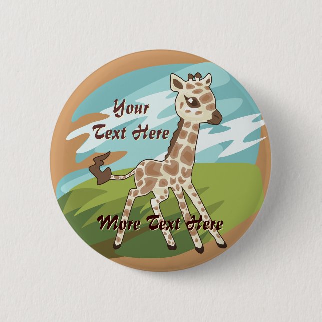 Giraffe Button (Front)