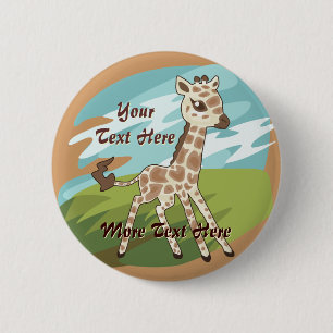Giraffe Button