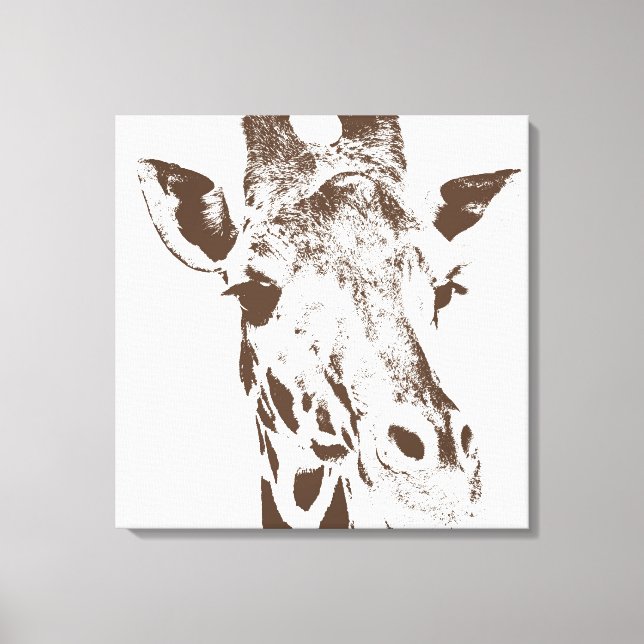 Giraffe Canvas Print (Front)