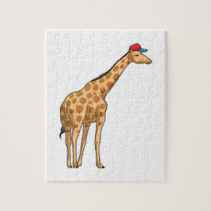 Giraffe Cap Jigsaw Puzzle