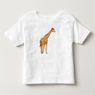Giraffe Cap Toddler T-Shirt