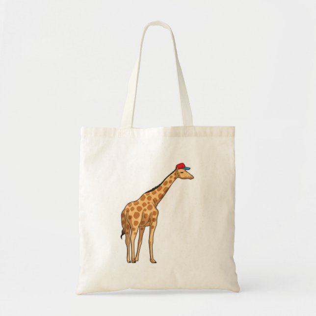 Giraffe Cap Tote Bag (Front)