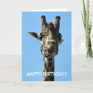 GIRAFFE CARD