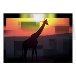 Giraffe Card