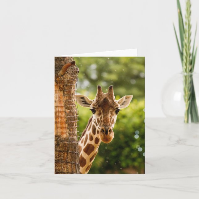 Giraffe Card (Front)