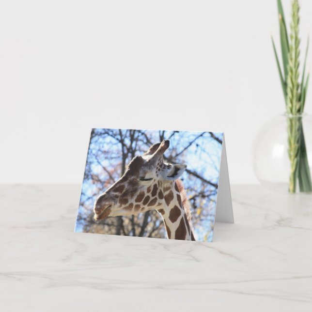 giraffe card (Front)