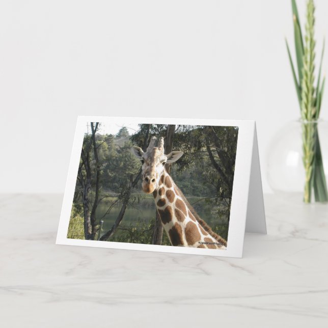 Giraffe Card (Front)