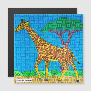 Giraffe - Card Magnets