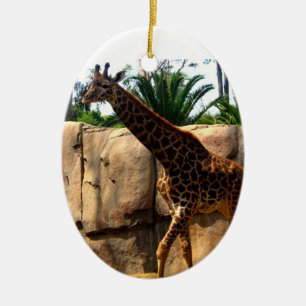 Giraffe Ceramic Tree Decoration